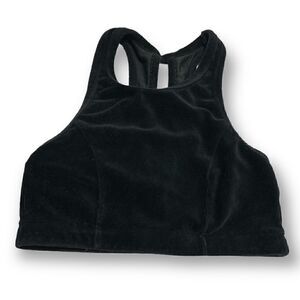 Aerie Ribbed Velvet Sports Bra Size Small